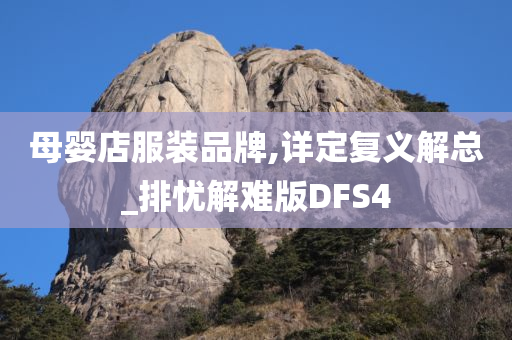 母婴店服装品牌,详定复义解总_排忧解难版DFS4