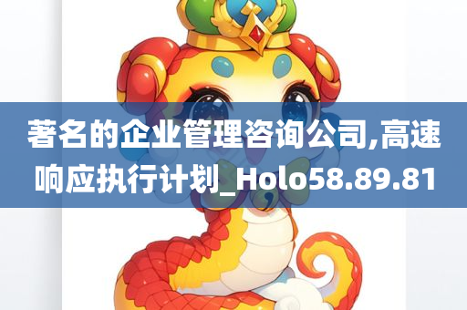 著名的企业管理咨询公司,高速响应执行计划_Holo58.89.81