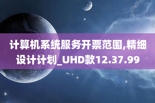 计算机系统服务开票范围,精细设计计划_UHD款12.37.99