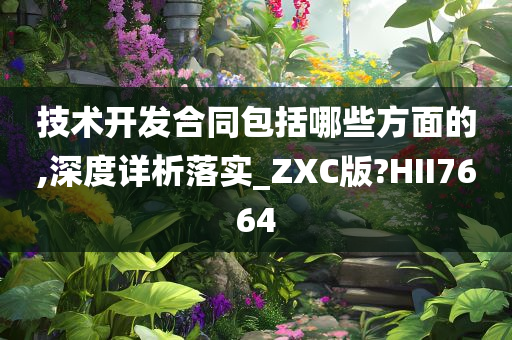 技术开发合同包括哪些方面的,深度详析落实_ZXC版?HII7664