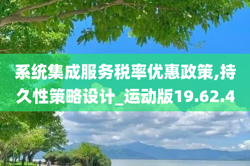 系统集成服务税率优惠政策,持久性策略设计_运动版19.62.40