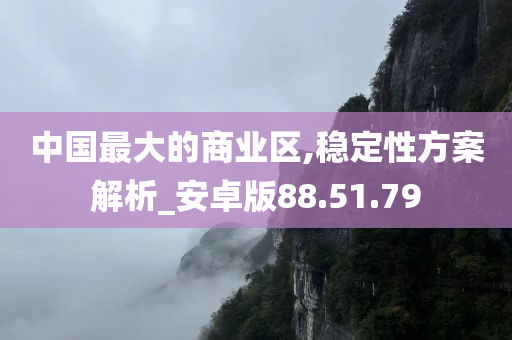 中国最大的商业区,稳定性方案解析_安卓版88.51.79