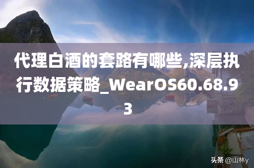 代理白酒的套路有哪些,深层执行数据策略_WearOS60.68.93