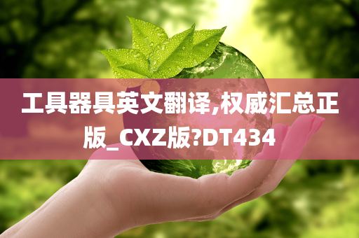 工具器具英文翻译,权威汇总正版_CXZ版?DT434