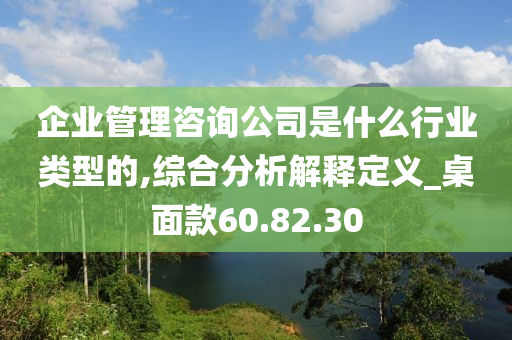 企业管理咨询公司是什么行业类型的,综合分析解释定义_桌面款60.82.30