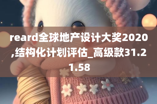 reard全球地产设计大奖2020,结构化计划评估_高级款31.21.58