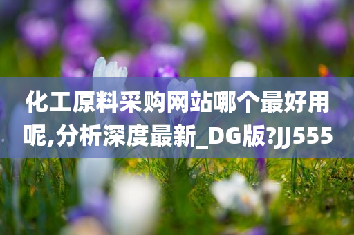 化工原料采购网站哪个最好用呢,分析深度最新_DG版?JJ555