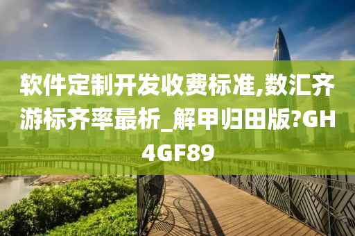 软件定制开发收费标准,数汇齐游标齐率最析_解甲归田版?GH4GF89