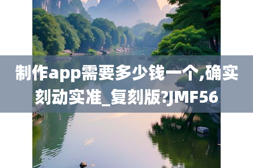 制作app需要多少钱一个,确实刻动实准_复刻版?JMF56