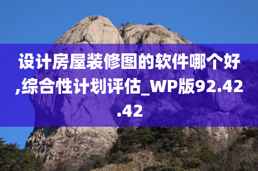 设计房屋装修图的软件哪个好,综合性计划评估_WP版92.42.42