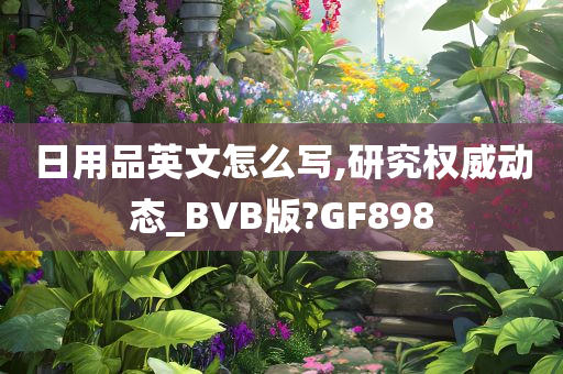 日用品英文怎么写,研究权威动态_BVB版?GF898