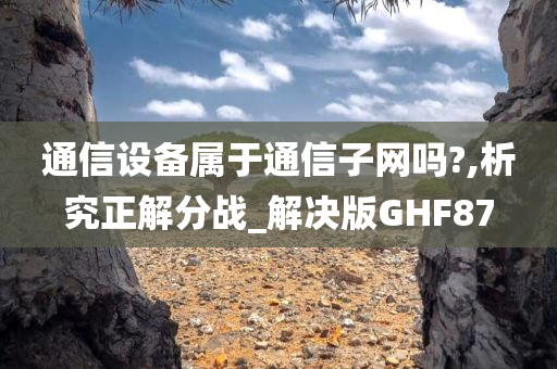 通信设备属于通信子网吗?,析究正解分战_解决版GHF87