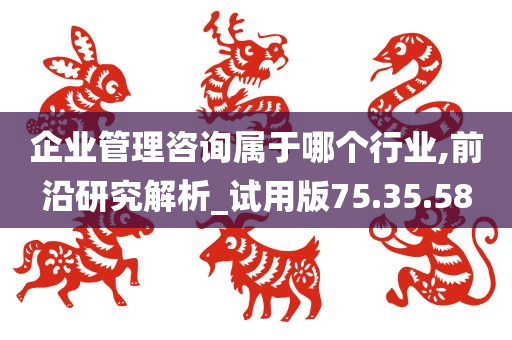 企业管理咨询属于哪个行业,前沿研究解析_试用版75.35.58