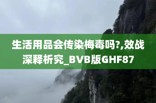 生活用品会传染梅毒吗?,效战深释析究_BVB版GHF87