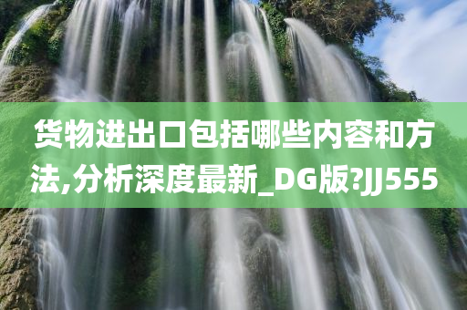 货物进出口包括哪些内容和方法,分析深度最新_DG版?JJ555