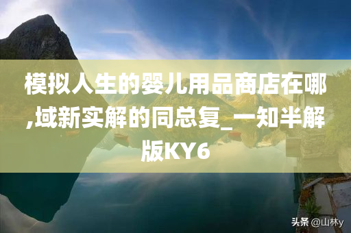 模拟人生的婴儿用品商店在哪,域新实解的同总复_一知半解版KY6