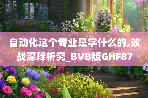 自动化这个专业是学什么的,效战深释析究_BVB版GHF87