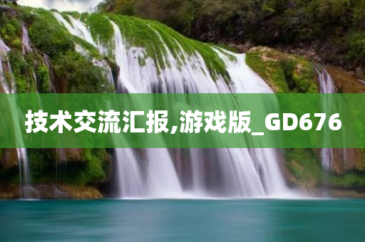 技术交流汇报,游戏版_GD676