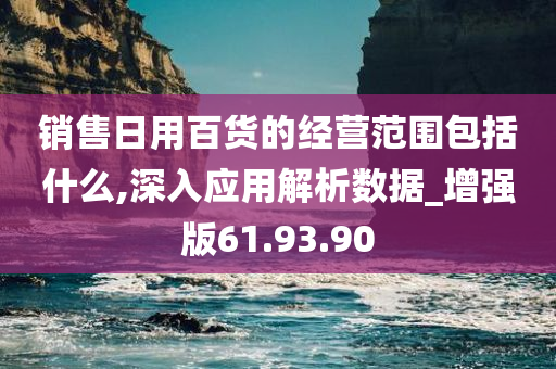 销售日用百货的经营范围包括什么,深入应用解析数据_增强版61.93.90