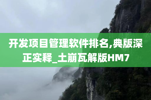 开发项目管理软件排名,典版深正实释_土崩瓦解版HM7