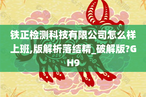 铁正检测科技有限公司怎么样上班,版解析落结精_破解版?GH9