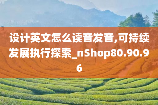 设计英文怎么读音发音,可持续发展执行探索_nShop80.90.96