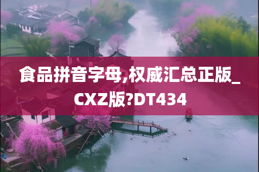 食品拼音字母,权威汇总正版_CXZ版?DT434