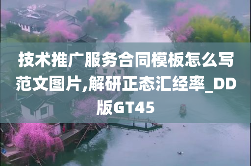 技术推广服务合同模板怎么写范文图片,解研正态汇经率_DD版GT45