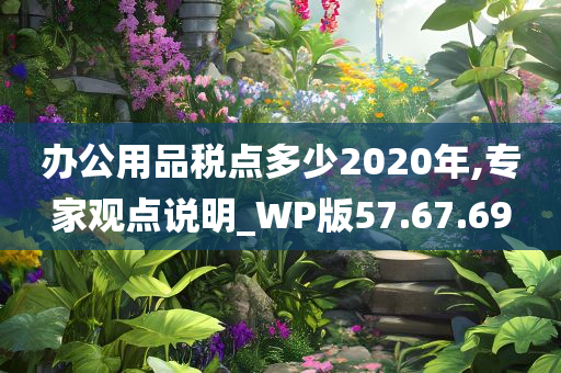 办公用品税点多少2020年,专家观点说明_WP版57.67.69