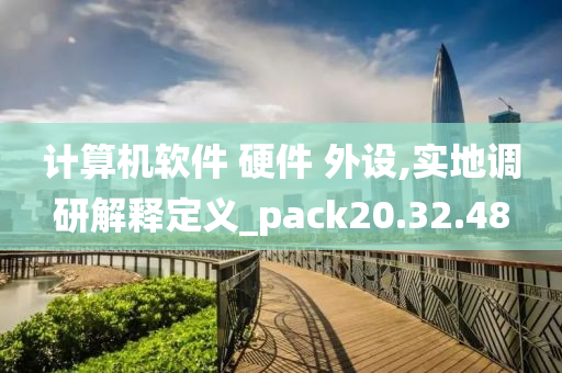 计算机软件 硬件 外设,实地调研解释定义_pack20.32.48