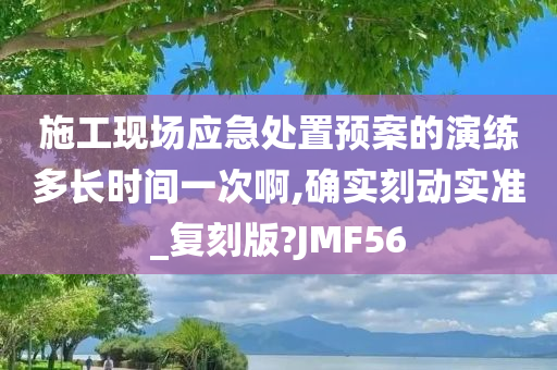 施工现场应急处置预案的演练多长时间一次啊,确实刻动实准_复刻版?JMF56