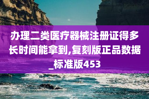 办理二类医疗器械注册证得多长时间能拿到,复刻版正品数据_标准版453