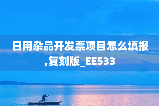 日用杂品开发票项目怎么填报,复刻版_EE533