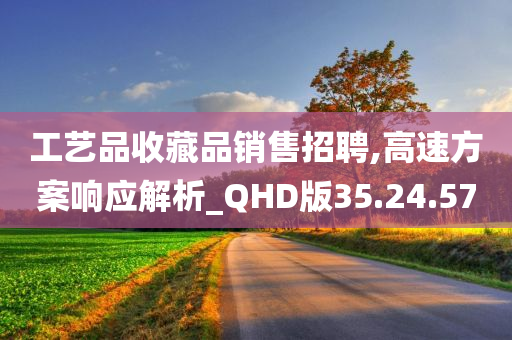 工艺品收藏品销售招聘,高速方案响应解析_QHD版35.24.57