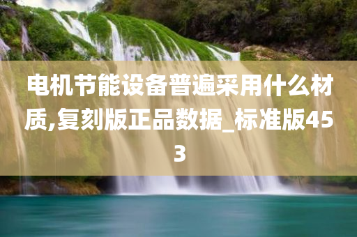 电机节能设备普遍采用什么材质,复刻版正品数据_标准版453