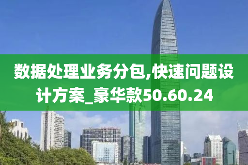 数据处理业务分包,快速问题设计方案_豪华款50.60.24