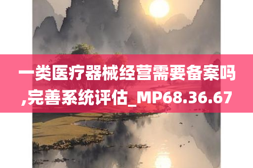 一类医疗器械经营需要备案吗,完善系统评估_MP68.36.67