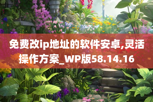 免费改ip地址的软件安卓,灵活操作方案_WP版58.14.16