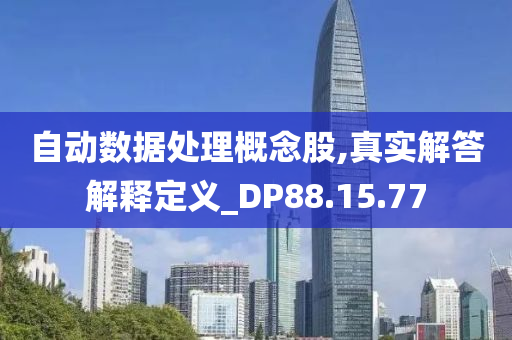 自动数据处理概念股,真实解答解释定义_DP88.15.77