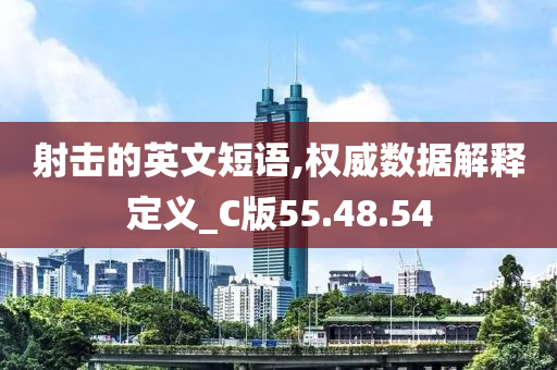 射击的英文短语,权威数据解释定义_C版55.48.54