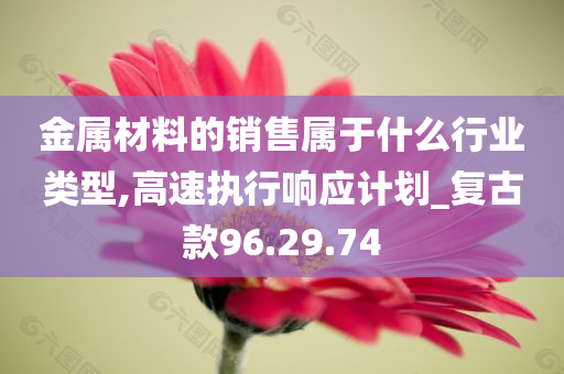 金属材料的销售属于什么行业类型,高速执行响应计划_复古款96.29.74