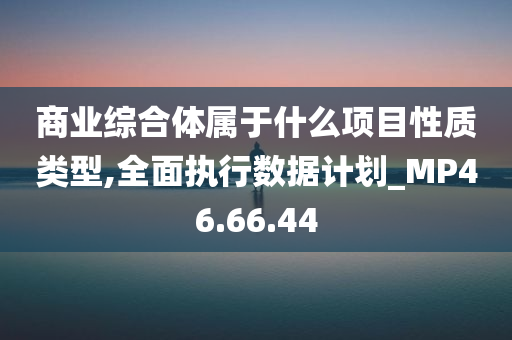 商业综合体属于什么项目性质类型,全面执行数据计划_MP46.66.44