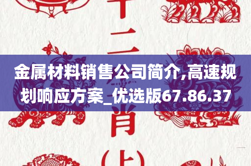 金属材料销售公司简介,高速规划响应方案_优选版67.86.37