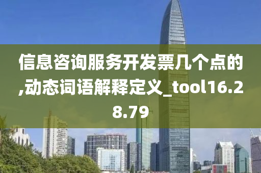 信息咨询服务开发票几个点的,动态词语解释定义_tool16.28.79