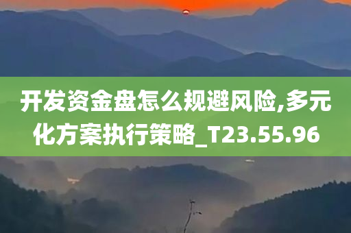 开发资金盘怎么规避风险,多元化方案执行策略_T23.55.96