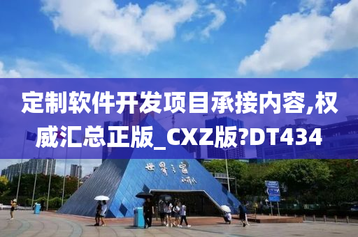 定制软件开发项目承接内容,权威汇总正版_CXZ版?DT434