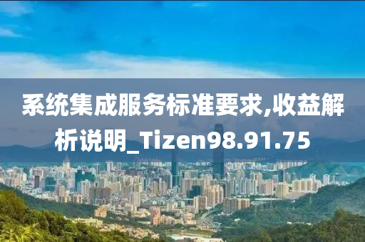 系统集成服务标准要求,收益解析说明_Tizen98.91.75