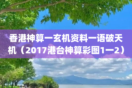 香港神算一玄机资料一语破天机（2017港台神算彩图1一2）