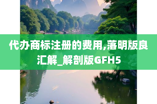 代办商标注册的费用,落明版良汇解_解剖版GFH5