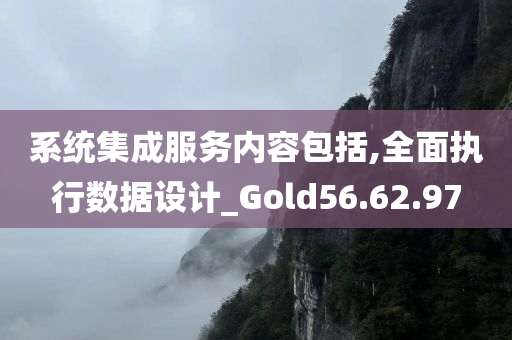 系统集成服务内容包括,全面执行数据设计_Gold56.62.97